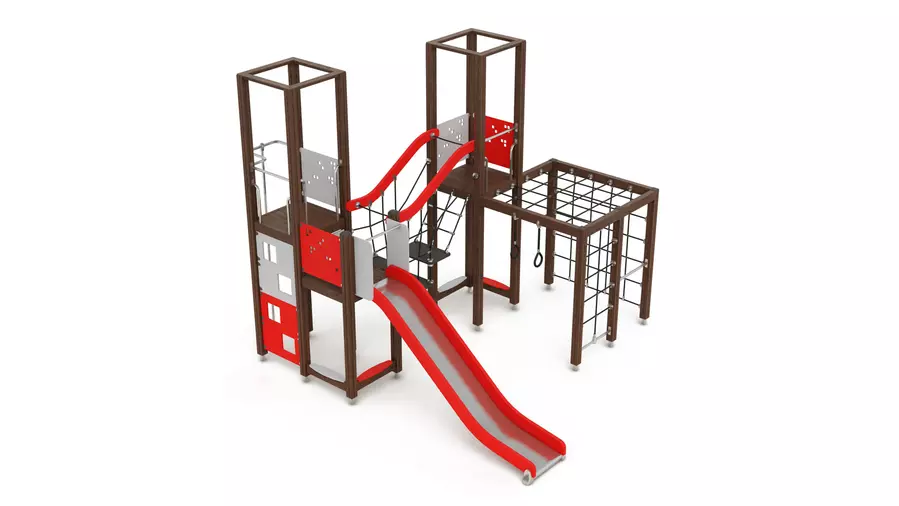 Игровой комплекс «Тип 10» 4700х4150х3820 мм